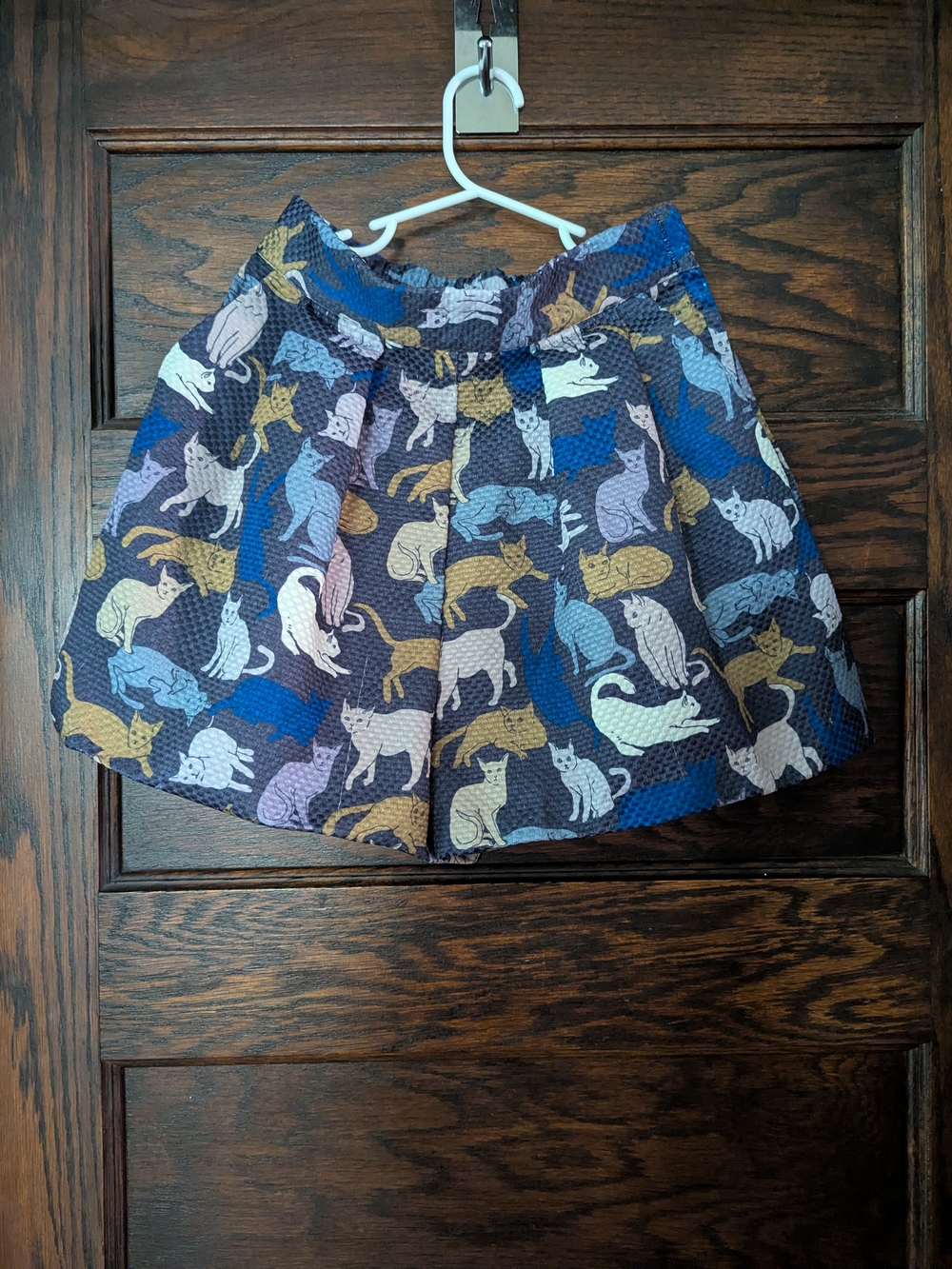 H&M Cat Print Skort Shorts w/ Pockets - Size 2 Women's or Girls 10-14